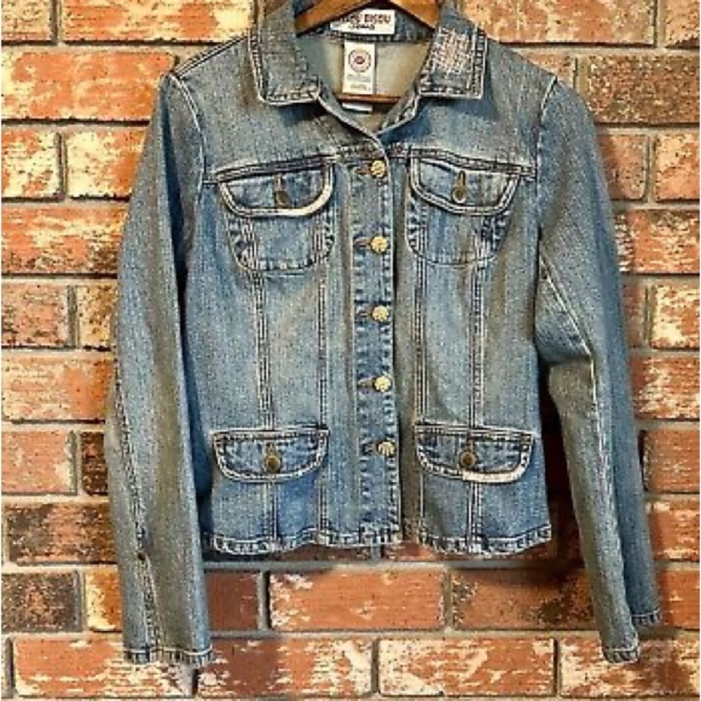 Bisou Bisou Blue Jean Jacket Classic Denim Style